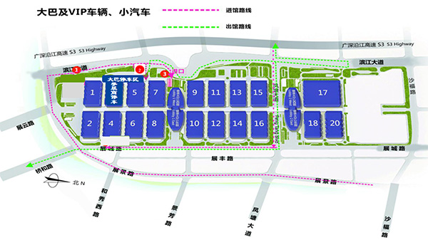 深圳国际智能装备产业博览会小汽车交通指南